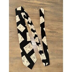 ACME Studios 100% Silk Tie Aerobleu London Max Morgan Flying Makes You Forget